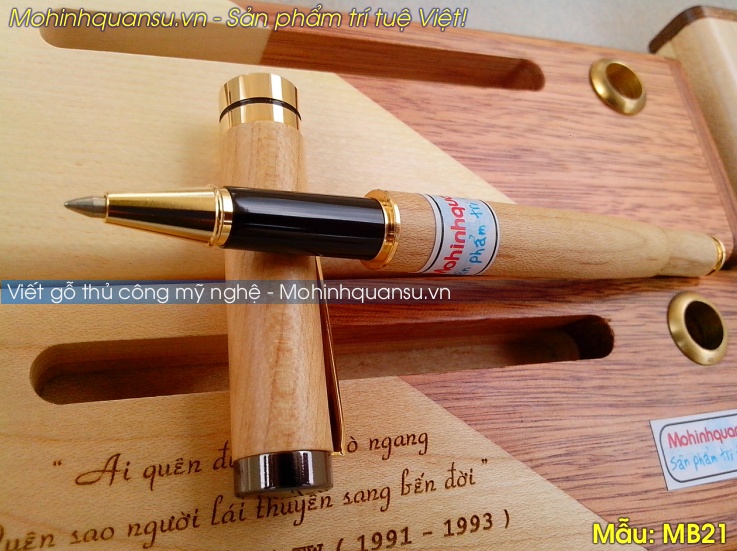 Bút làm từ gỗ cao cấp tại Hà Nội