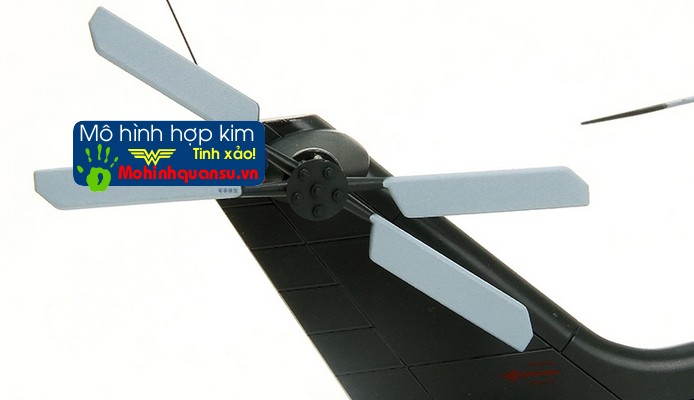 Cánh quạt đuôi thăng bằng trên mô hình trực thăng Z10