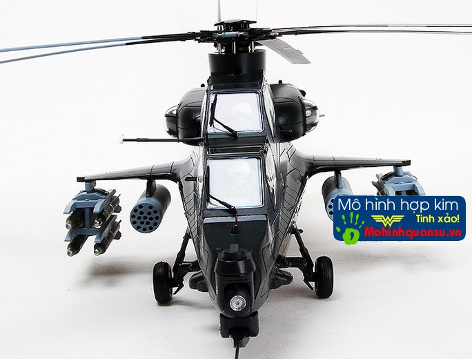 Mô hình trực thăng z10 với hai phi công lái